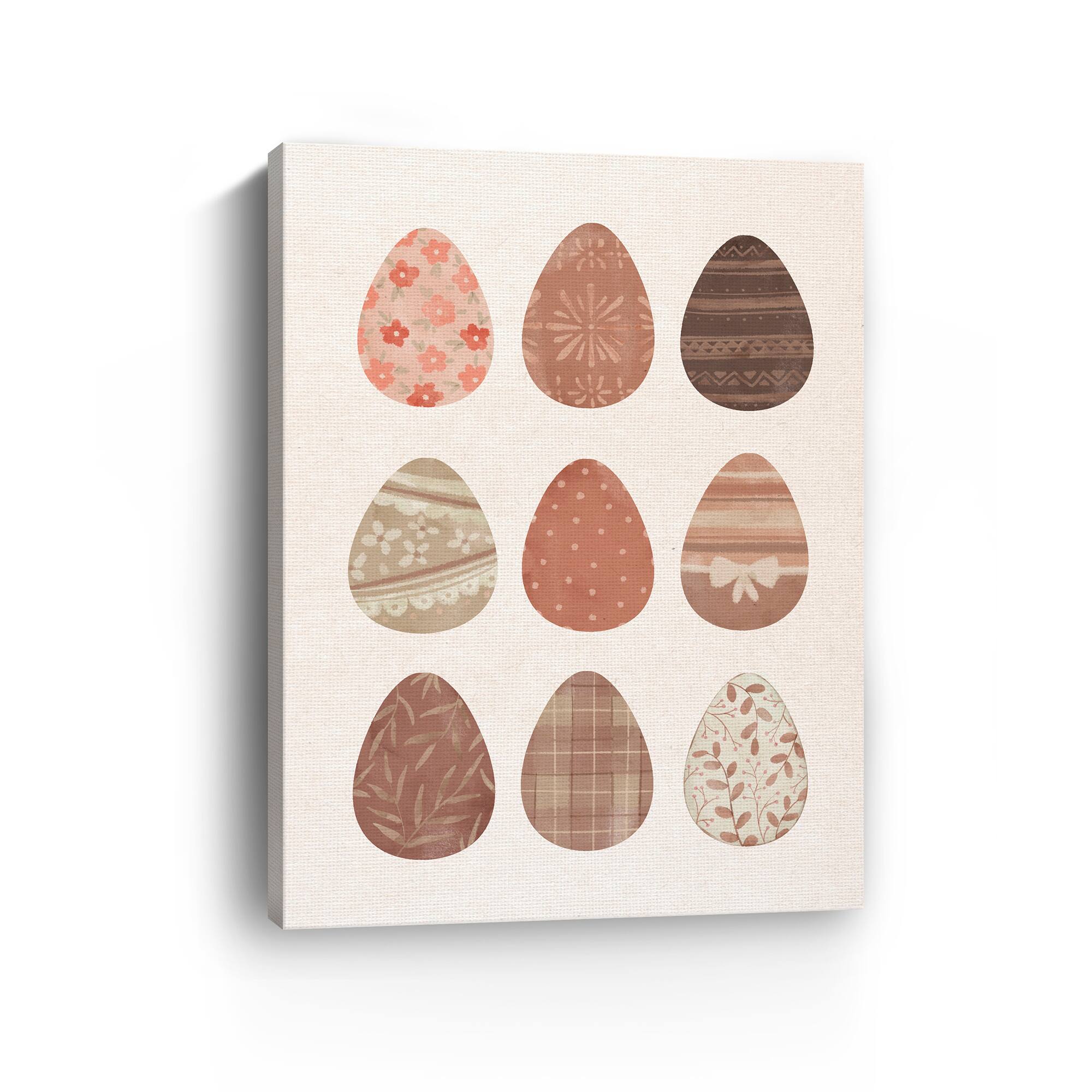 Lumaprints Patterned Eggs Canvas Giclée Art